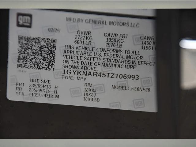 2026 Cadillac XT5 SUV in Stellar Black Metallic thumbnail 26