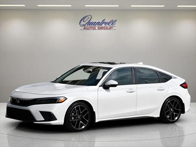 2022 Honda Civic Hatchback Hatchback in Platinum White Pearl thumbnail 8