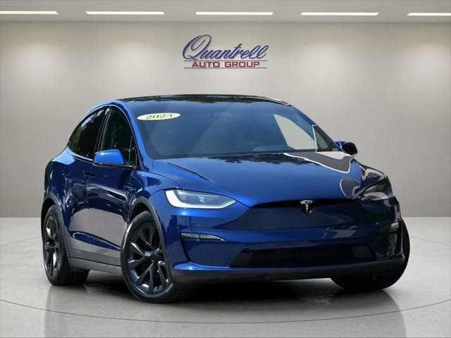 2023 Tesla Model X in Deep Blue Metallic