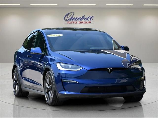 2023 Tesla Model X SUV in Deep Blue Metallic - Image 2