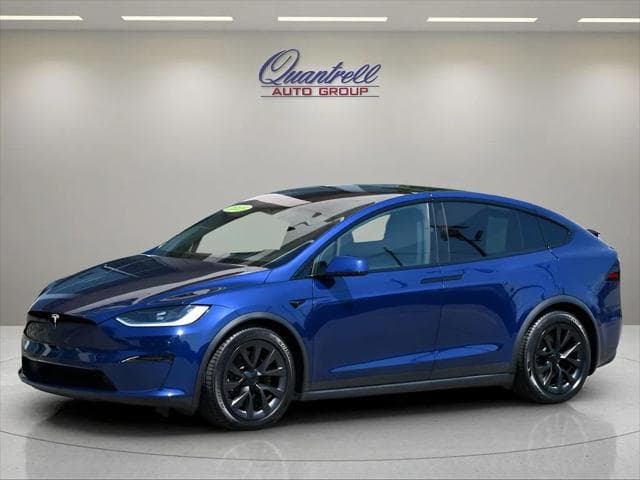 2023 Tesla Model X SUV in Deep Blue Metallic thumbnail 8