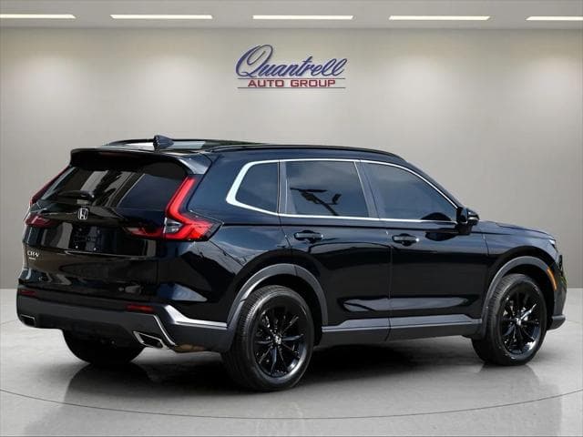2024 Honda CR-V Hybrid SUV in Crystal Black Pearl thumbnail 4