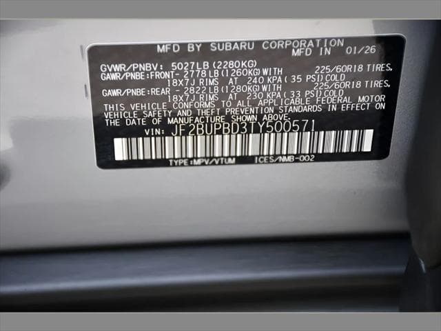 2026 Subaru Outback SUV in Ice Silver Metallic thumbnail 26