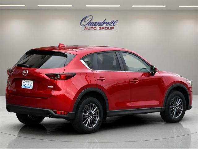 2019 Mazda CX-5 SUV in Soul Red Crystal Metallic thumbnail 4