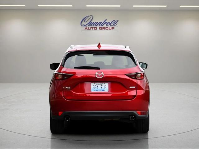 2019 Mazda CX-5 SUV in Soul Red Crystal Metallic thumbnail 5