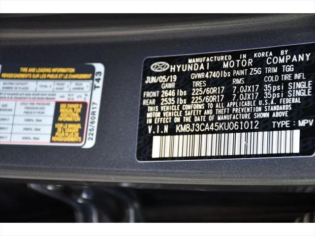 2019 Hyundai Tucson SUV in Coliseum Gray thumbnail 22