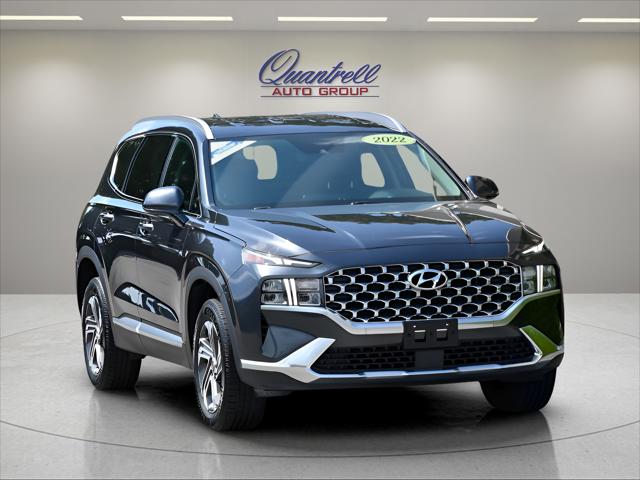 2022 Hyundai Santa Fe SUV in Portofino Gray thumbnail 2