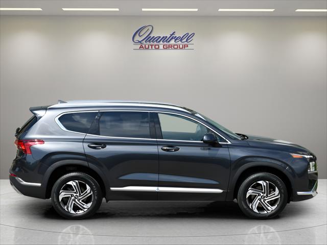 2022 Hyundai Santa Fe SUV in Portofino Gray thumbnail 3