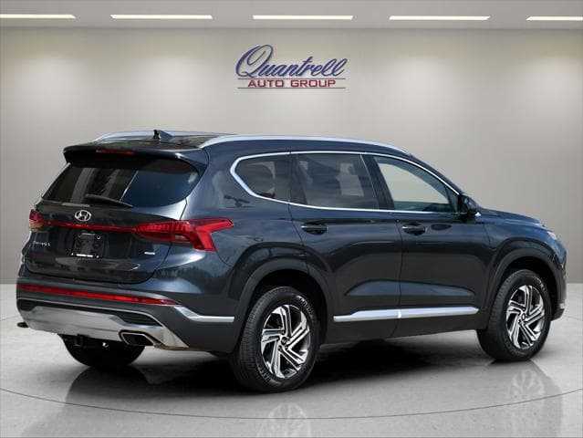 2022 Hyundai Santa Fe SUV in Portofino Gray thumbnail 4