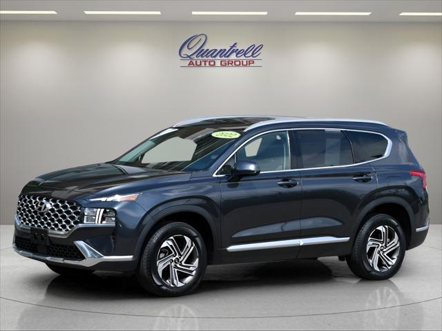 2022 Hyundai Santa Fe SUV in Portofino Gray thumbnail 8