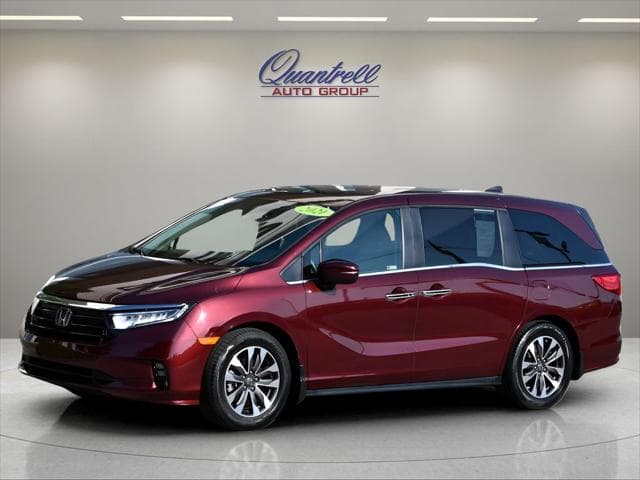 2021 Honda Odyssey Van in Deep Scarlet Pearl thumbnail 8