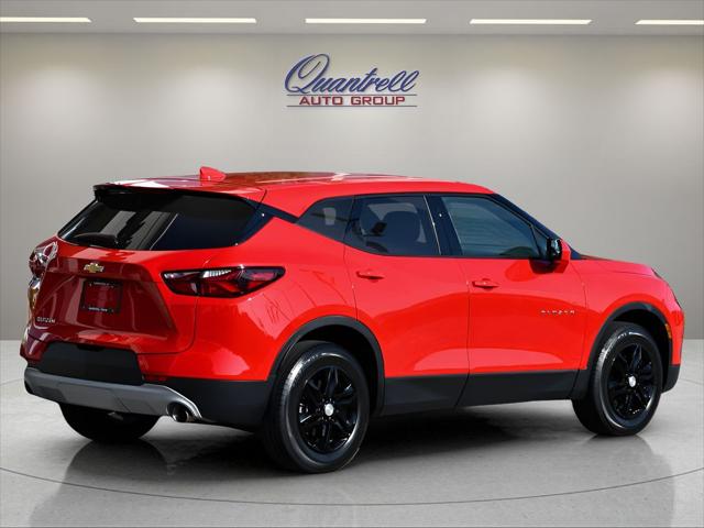 2022 Chevrolet Blazer SUV in Red Hot thumbnail 4
