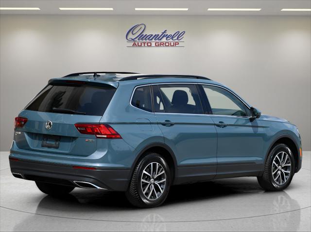 2019 Volkswagen Tiguan SUV in Stone Blue Metallic thumbnail 4