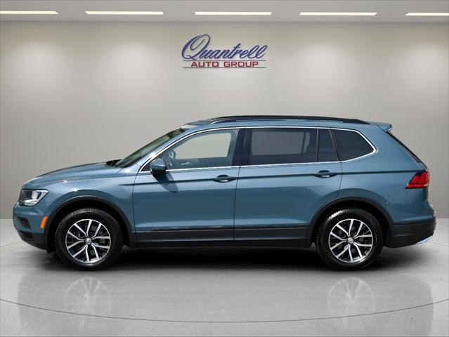 2019 Volkswagen Tiguan SUV in Stone Blue Metallic thumbnail 7