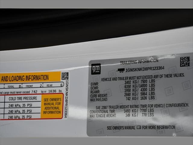 2023 Chevrolet Tahoe SUV in Summit White thumbnail 27