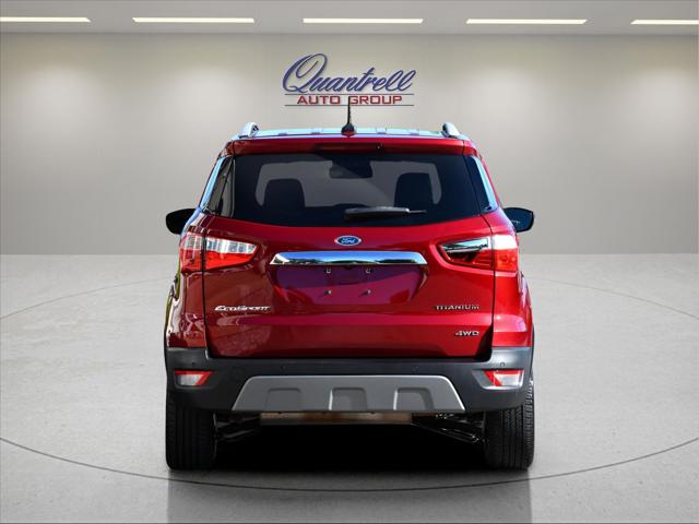 2022 Ford EcoSport SUV in Ruby Red Metallic Tinted Clearcoat thumbnail 5
