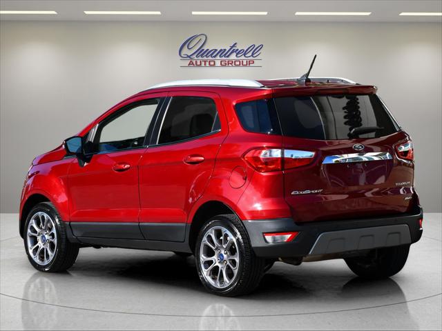 2022 Ford EcoSport SUV in Ruby Red Metallic Tinted Clearcoat thumbnail 6