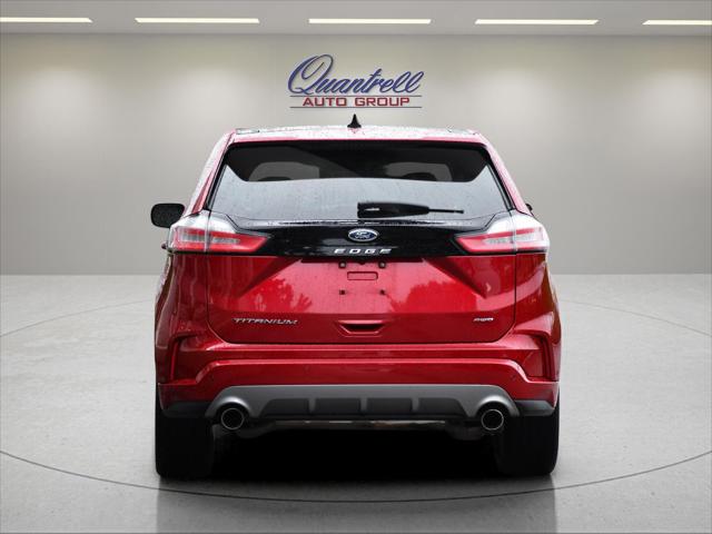 2022 Ford Edge SUV in Rapid Red Metallic Tinted Clearcoat thumbnail 5