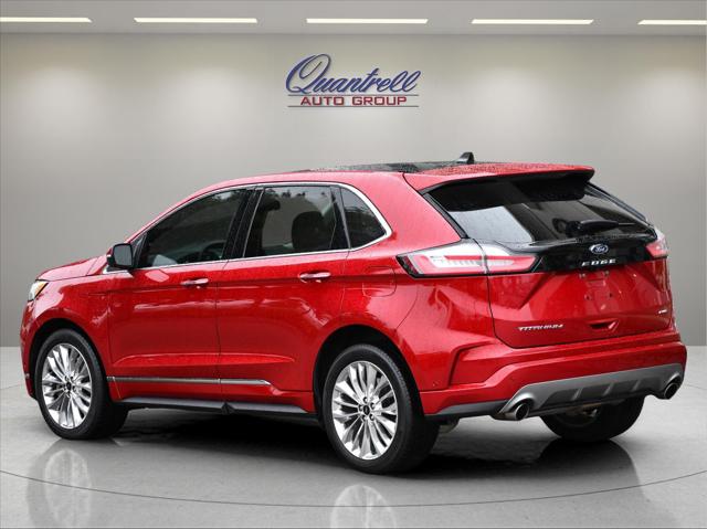 2022 Ford Edge SUV in Rapid Red Metallic Tinted Clearcoat thumbnail 6