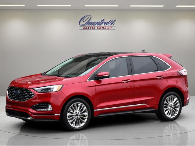 2022 Ford Edge SUV in Rapid Red Metallic Tinted Clearcoat thumbnail 8