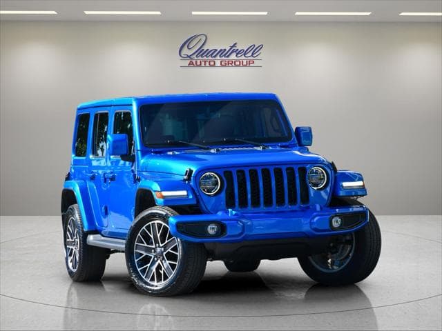 2022 Jeep Wrangler 4xe in Hydro Blue Pearlcoat