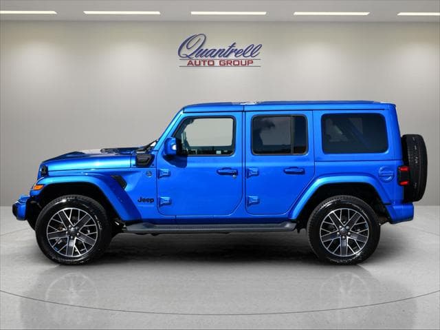 2022 Jeep Wrangler 4xe SUV in Hydro Blue Pearlcoat thumbnail 7