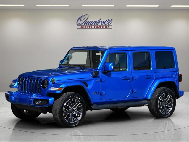 2022 Jeep Wrangler 4xe SUV in Hydro Blue Pearlcoat thumbnail 8