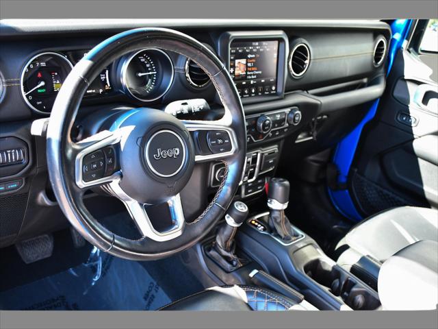 2022 Jeep Wrangler 4xe SUV in Hydro Blue Pearlcoat thumbnail 13