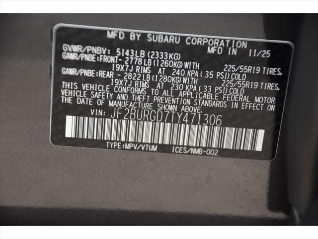 2026 Subaru Outback SUV in Magnetite Gray Metallic thumbnail 25