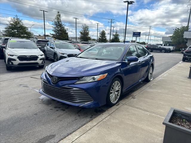 2018 Toyota Camry Sedan in Blue Crush Metallic thumbnail 7