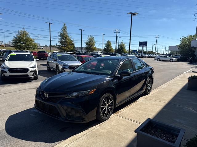 2021 Toyota Camry Sedan in Midnight Black Metallic - Image 9