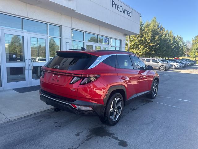 2022 Hyundai Tucson SUV in Calypso Red thumbnail 3