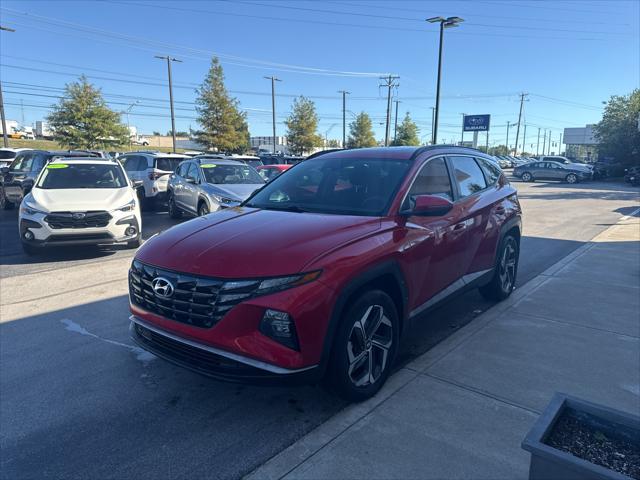 2022 Hyundai Tucson SUV in Calypso Red thumbnail 7
