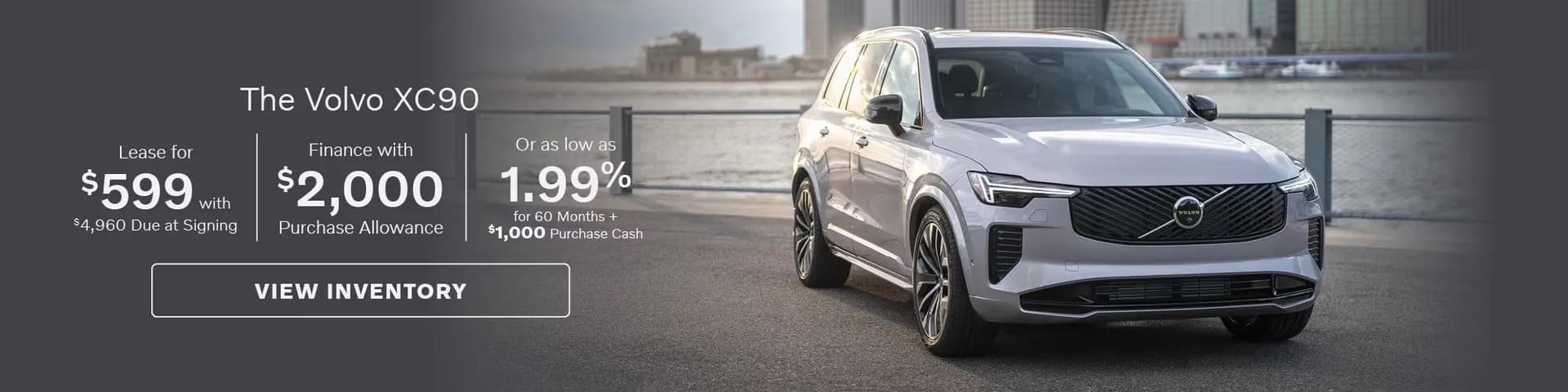The Volvo XC90 lease and finance offers