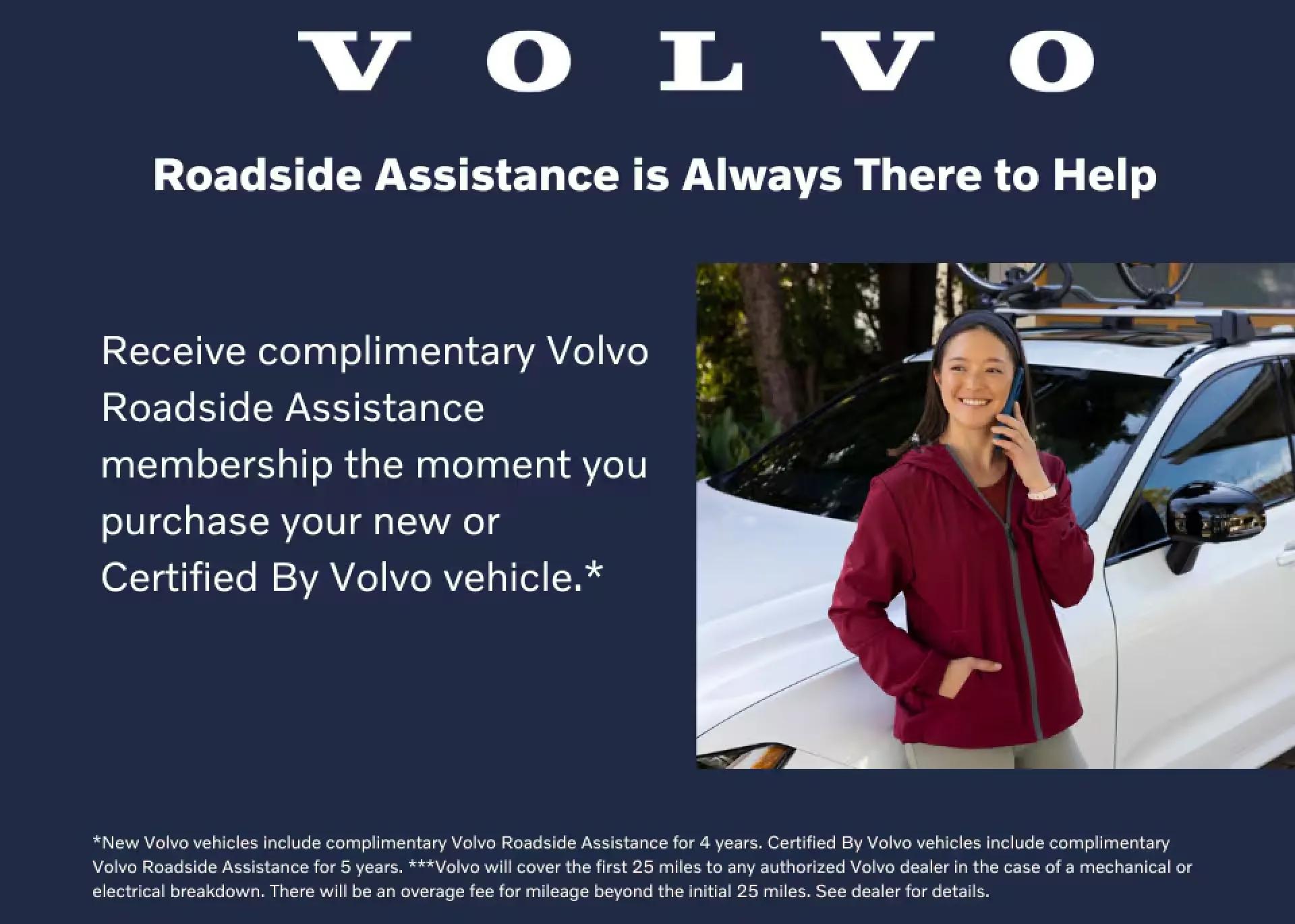Volvo Roadside Assistance is always there to help
